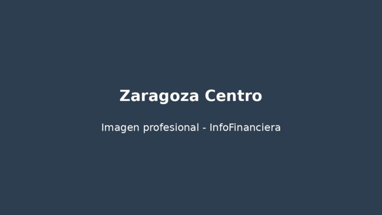 InfoFinanciera, oficina en el centro de Zaragoza