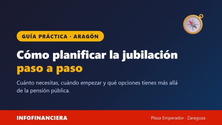 Guía para planificar la jubilación en Aragón paso a paso — Infofinanciera Zaragoza